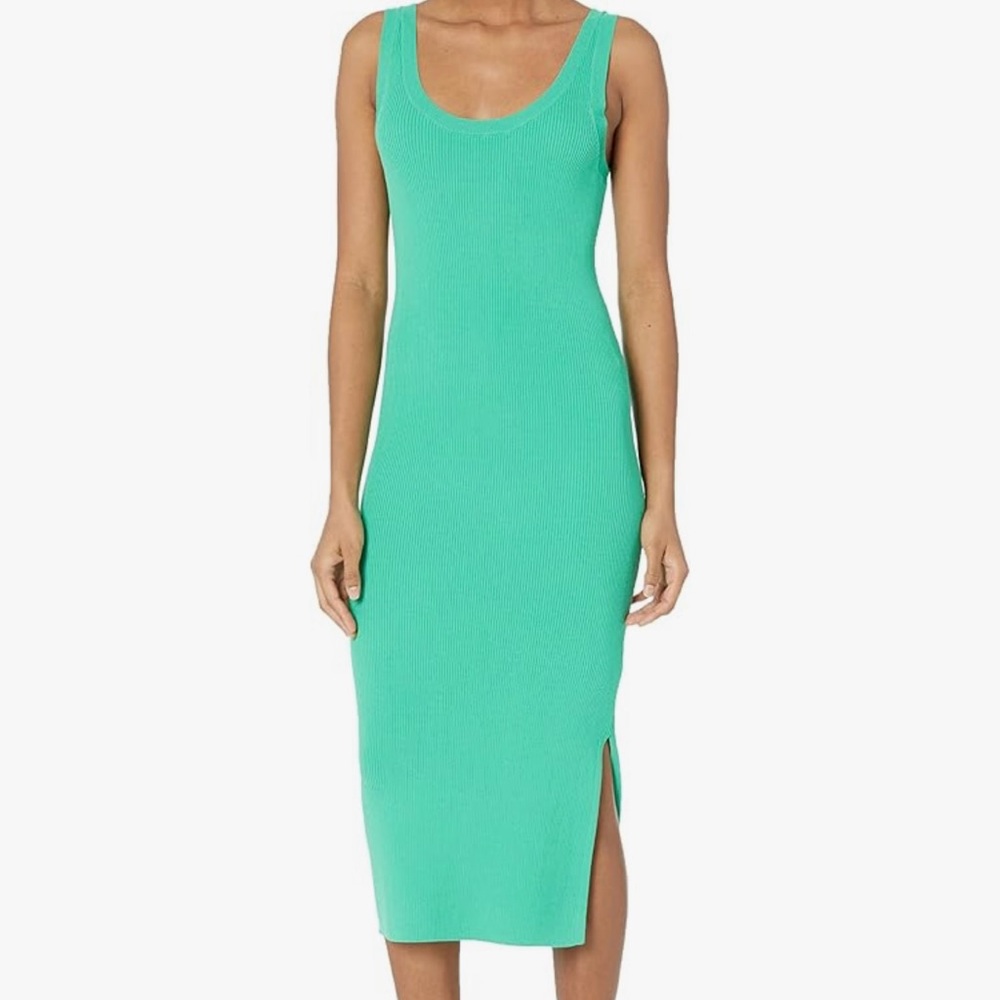 Elegant green Midi Dress medium